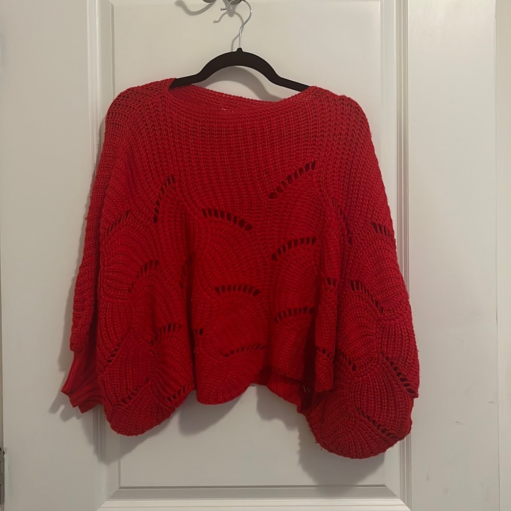 Red sweater